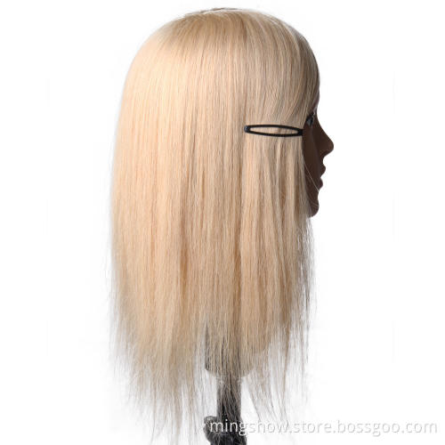 dummy doll female mannequins head with human hair